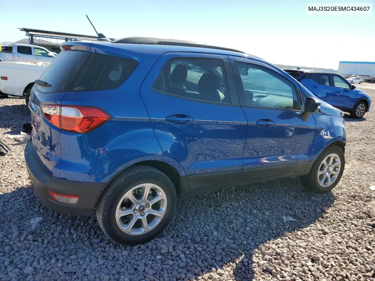 2021 Ford Ecosport Se VIN: MAJ3S2GE5MC434607 Lot: 77892754