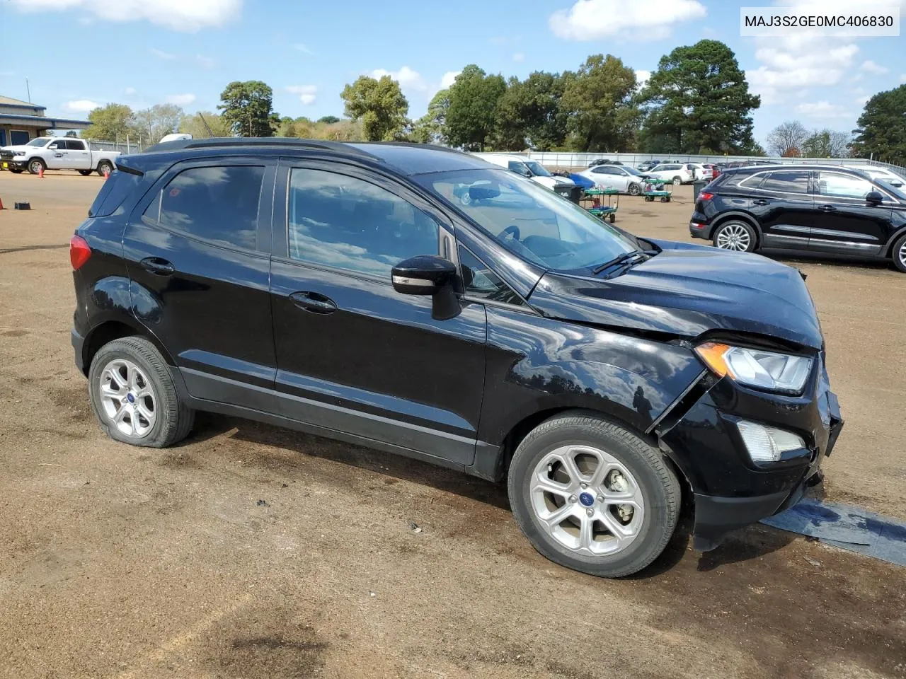 2021 Ford Ecosport Se VIN: MAJ3S2GE0MC406830 Lot: 78077844