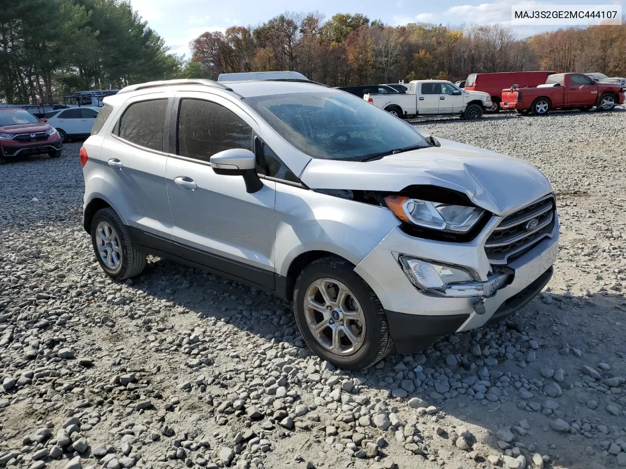 2021 Ford Ecosport Se VIN: MAJ3S2GE2MC444107 Lot: 78194074