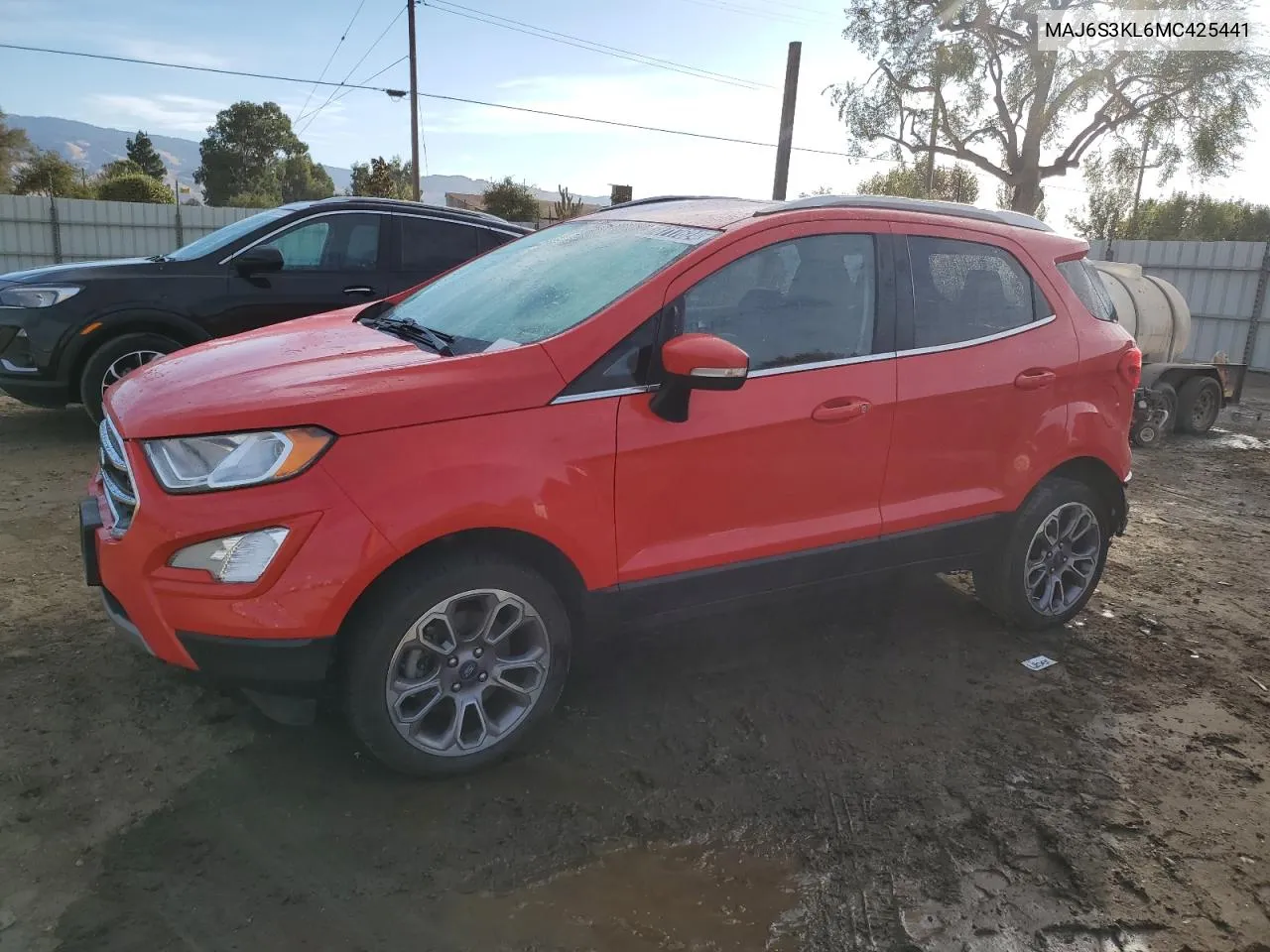 2021 Ford Ecosport Titanium VIN: MAJ6S3KL6MC425441 Lot: 78717624