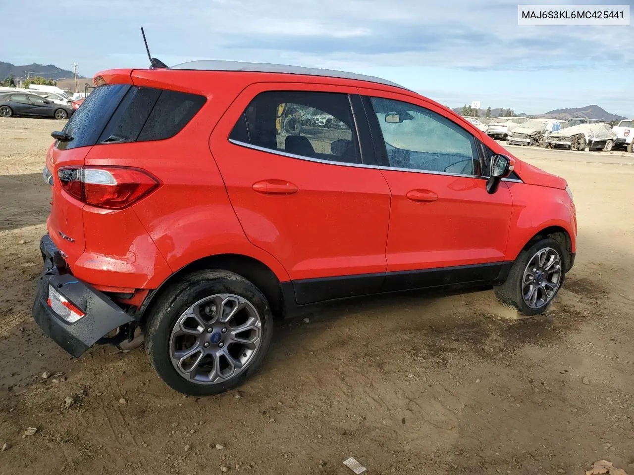 2021 Ford Ecosport Titanium VIN: MAJ6S3KL6MC425441 Lot: 78717624