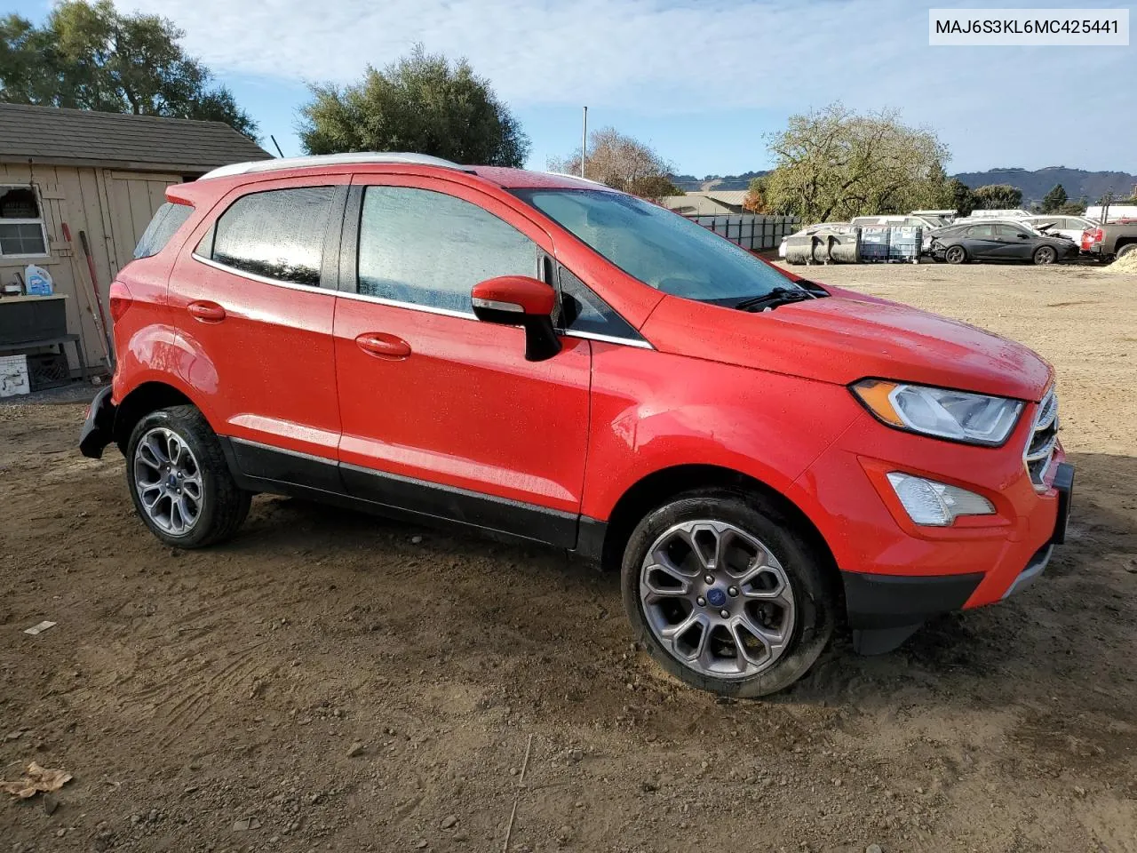 2021 Ford Ecosport Titanium VIN: MAJ6S3KL6MC425441 Lot: 78717624