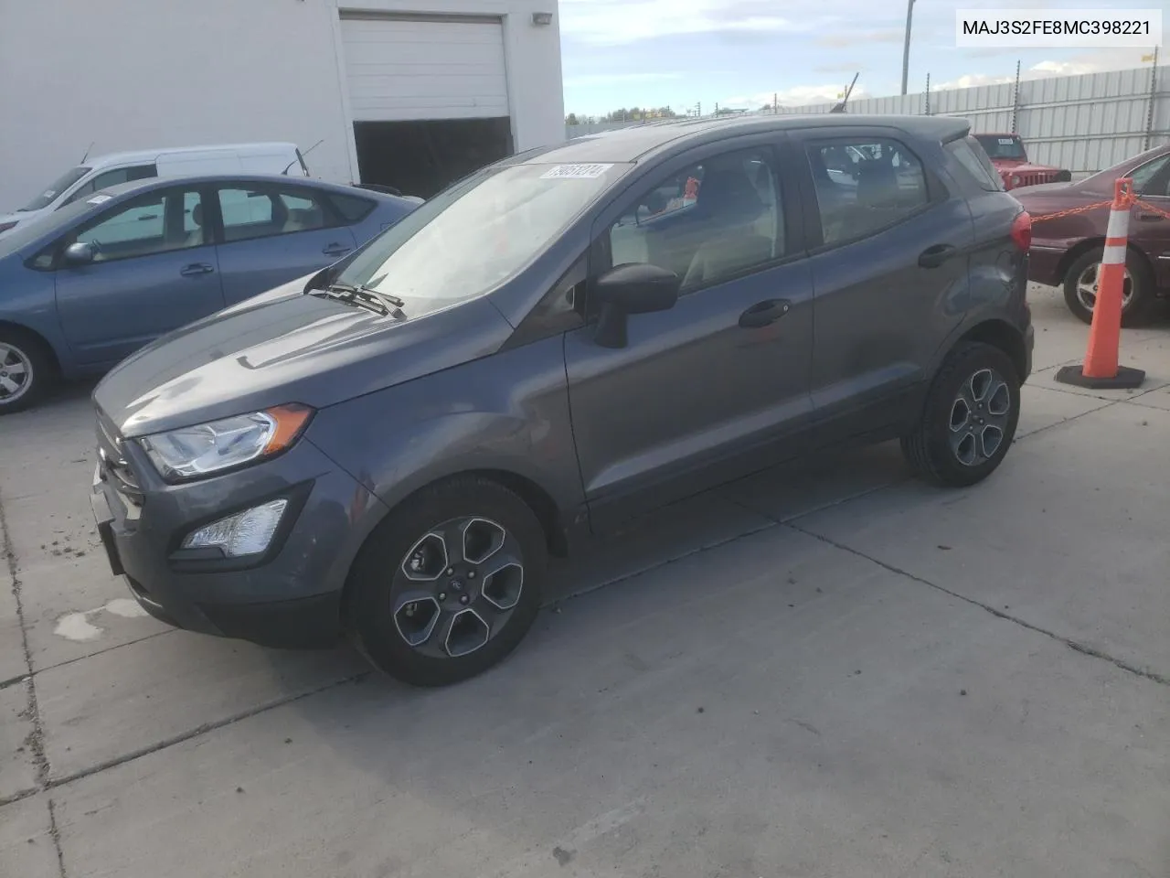 2021 Ford Ecosport S VIN: MAJ3S2FE8MC398221 Lot: 79051274