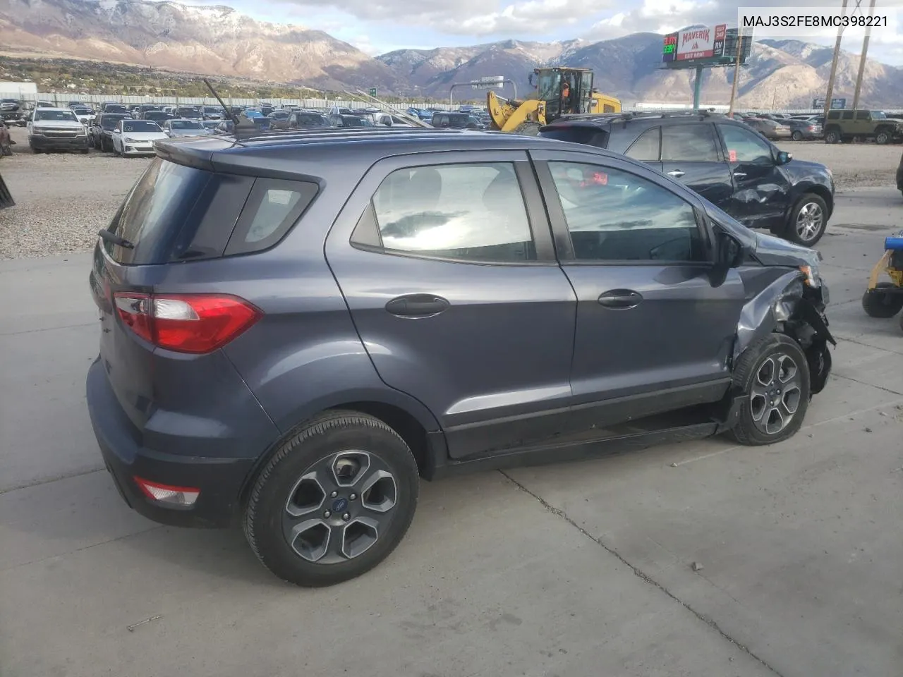 2021 Ford Ecosport S VIN: MAJ3S2FE8MC398221 Lot: 79051274