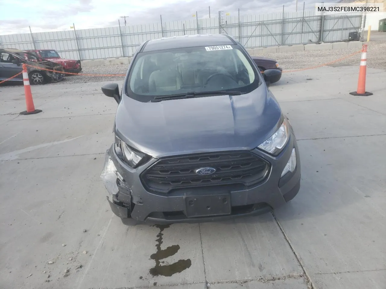 2021 Ford Ecosport S VIN: MAJ3S2FE8MC398221 Lot: 79051274