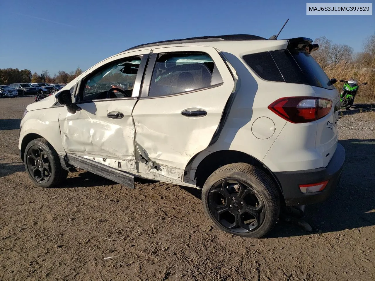 2021 Ford Ecosport Ses VIN: MAJ6S3JL9MC397829 Lot: 79175904