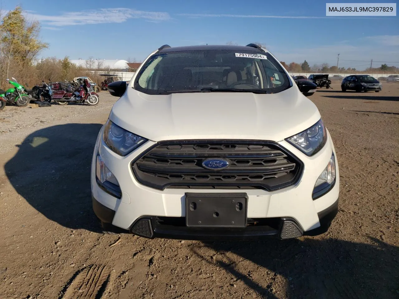 2021 Ford Ecosport Ses VIN: MAJ6S3JL9MC397829 Lot: 79175904