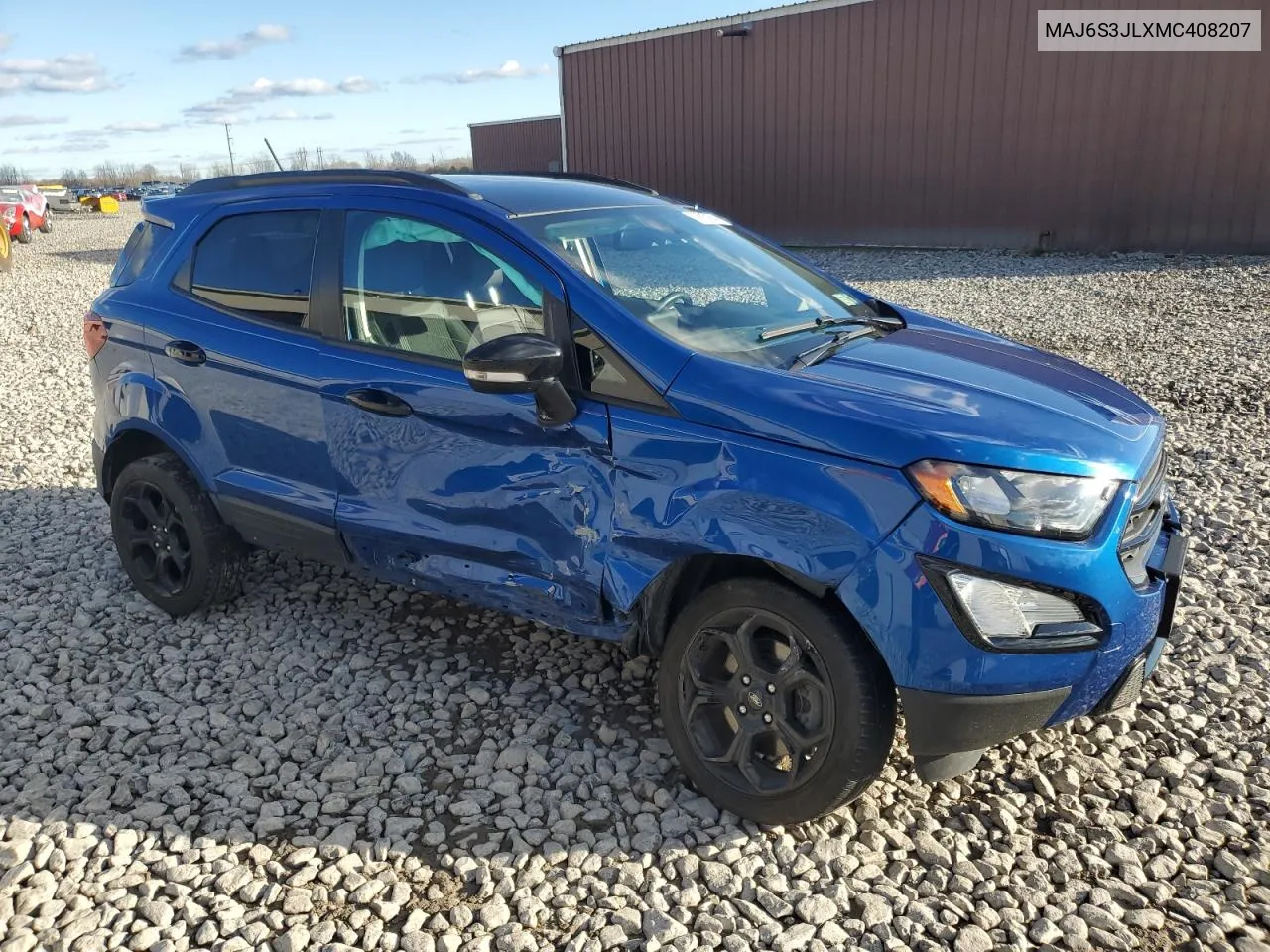 2021 Ford Ecosport Ses VIN: MAJ6S3JLXMC408207 Lot: 79815284