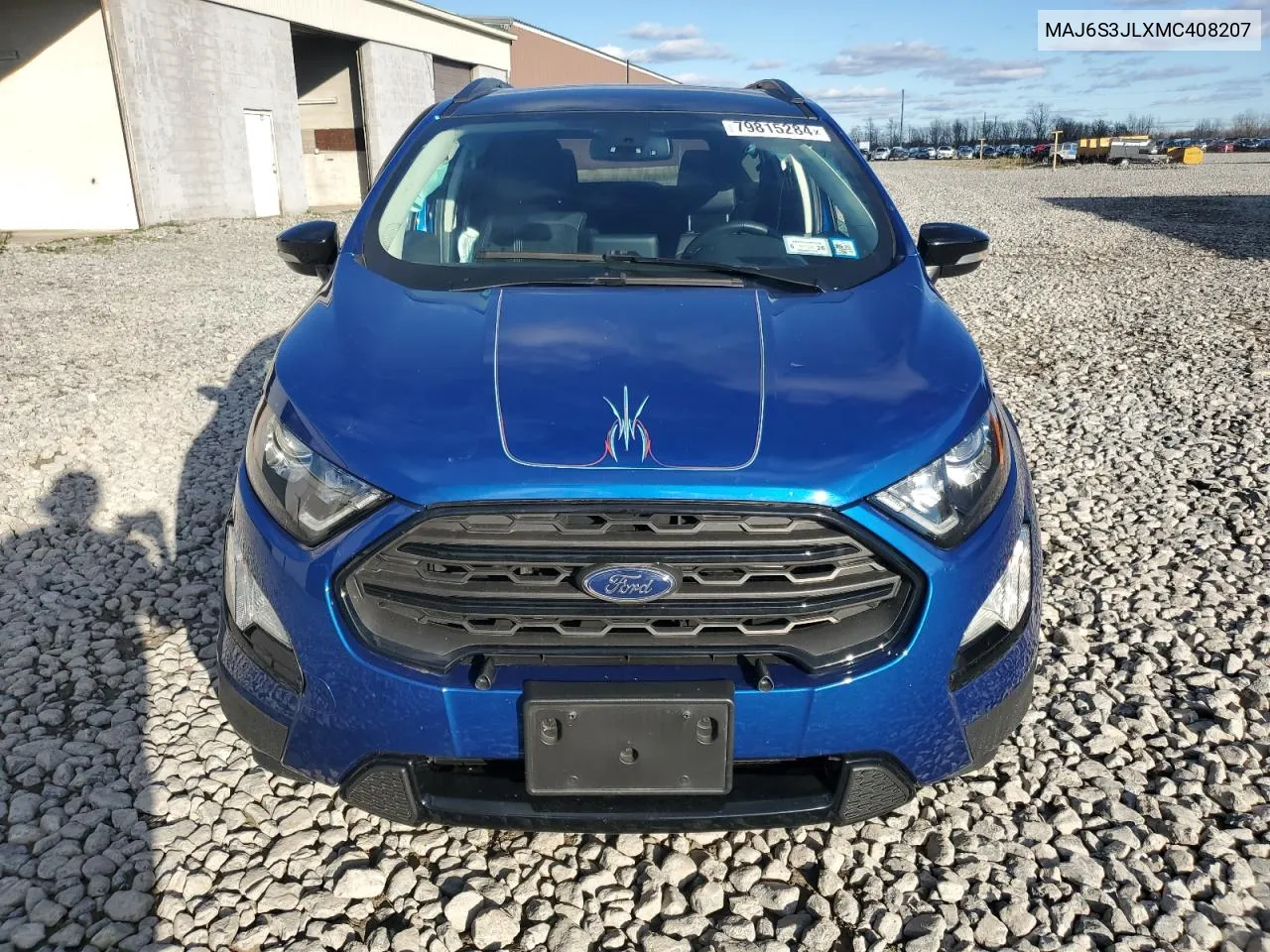 2021 Ford Ecosport Ses VIN: MAJ6S3JLXMC408207 Lot: 79815284