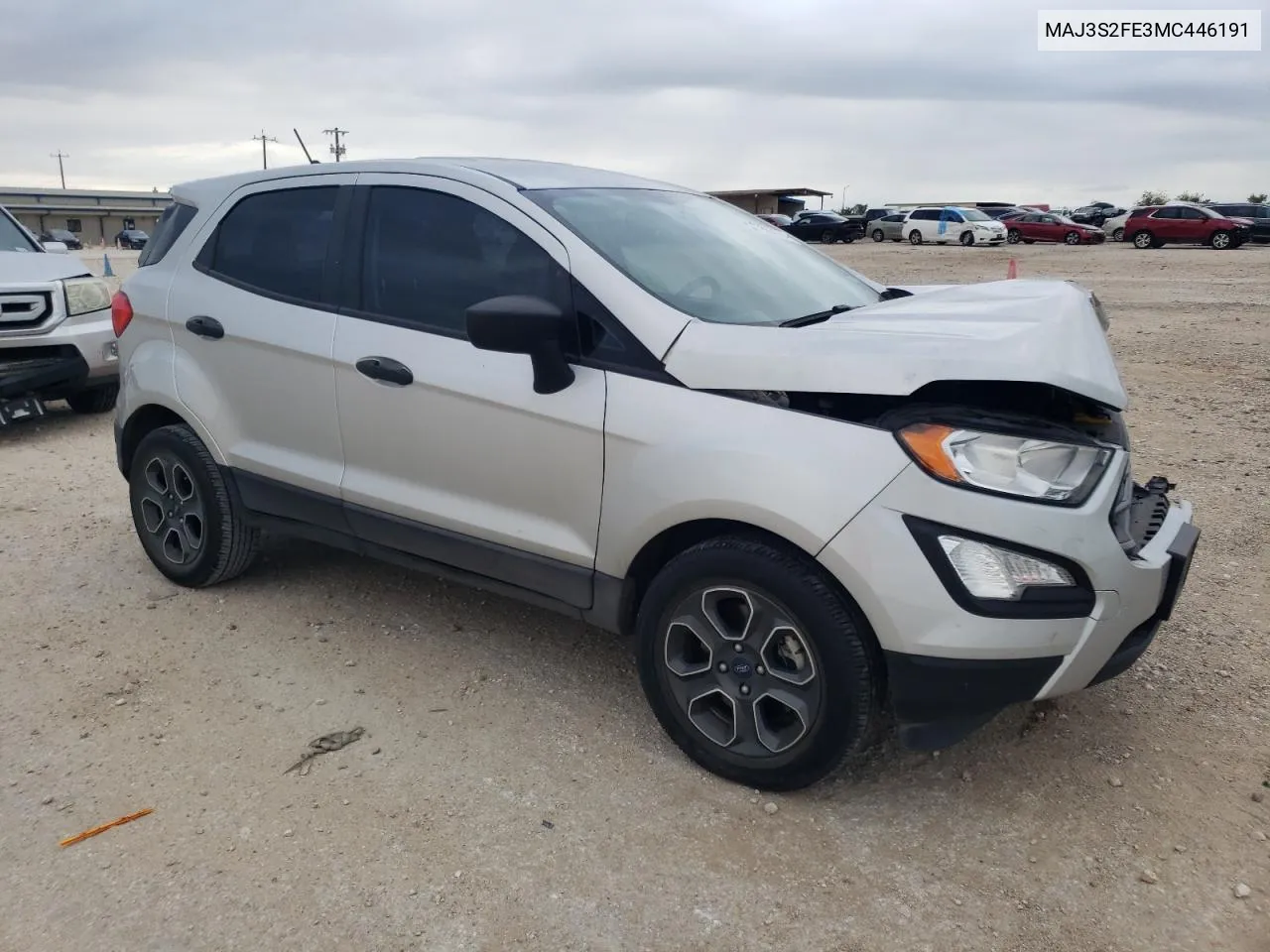 2021 Ford Ecosport S VIN: MAJ3S2FE3MC446191 Lot: 79997574