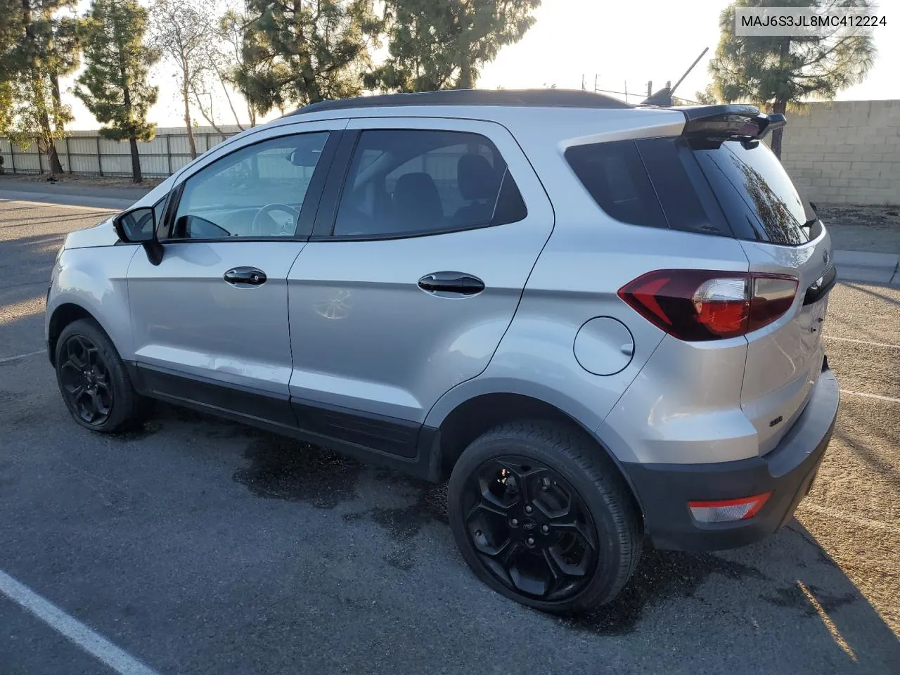 2021 Ford Ecosport Ses VIN: MAJ6S3JL8MC412224 Lot: 80069954