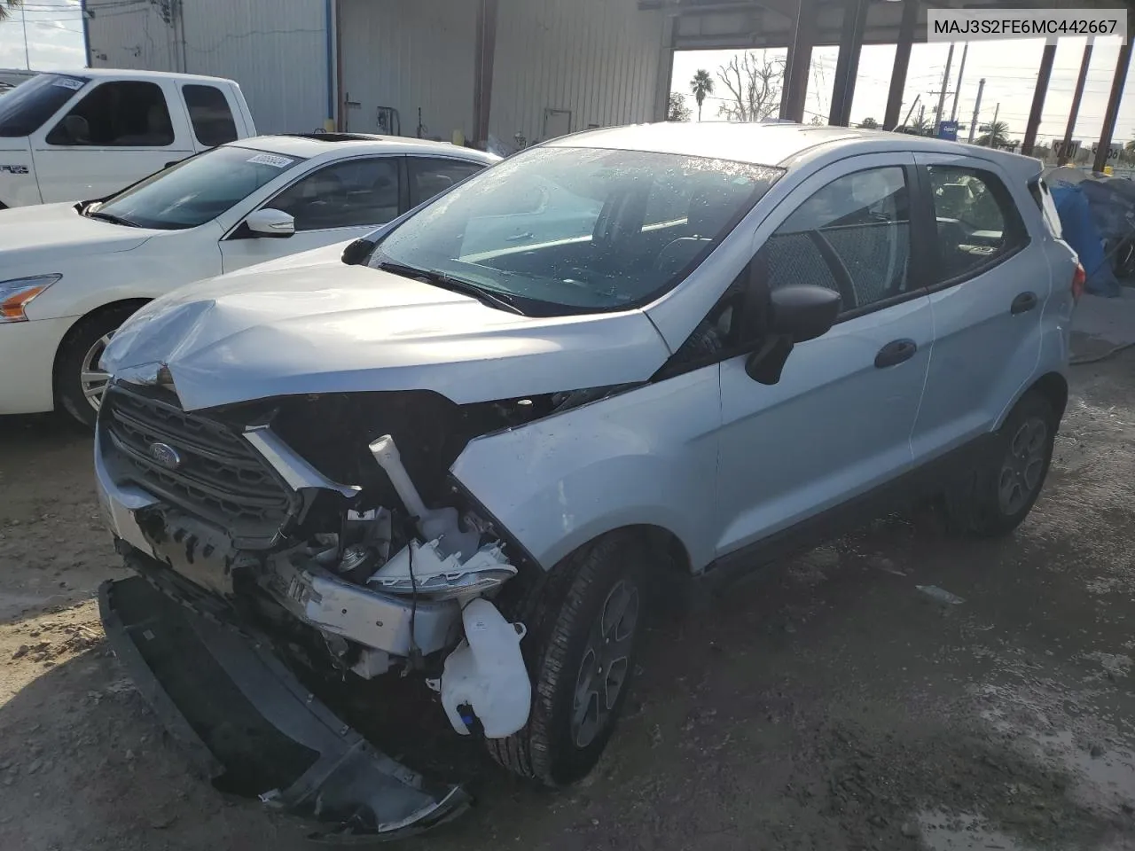 2021 Ford Ecosport S VIN: MAJ3S2FE6MC442667 Lot: 80127464