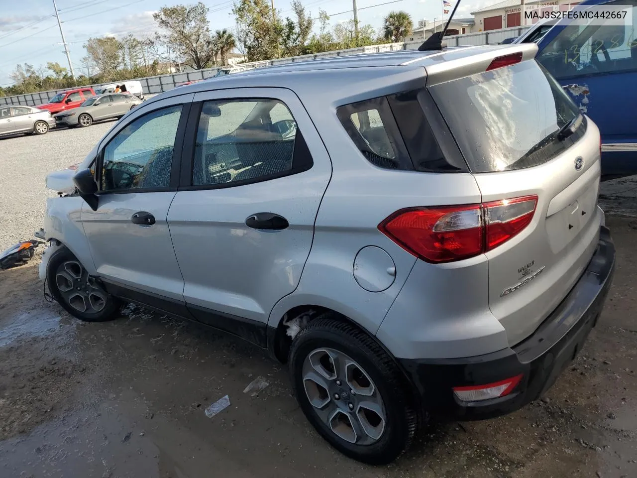 2021 Ford Ecosport S VIN: MAJ3S2FE6MC442667 Lot: 80127464