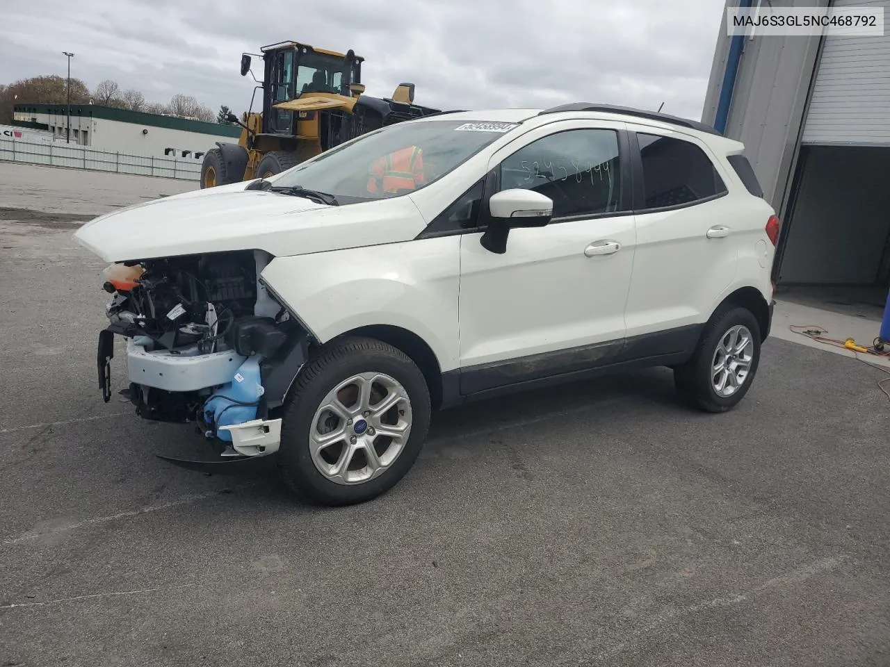 2022 Ford Ecosport Se VIN: MAJ6S3GL5NC468792 Lot: 52458994