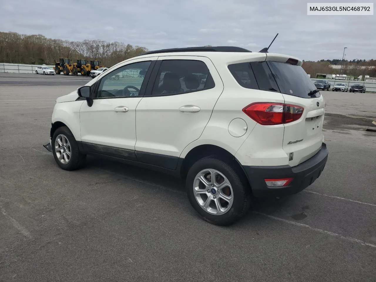 2022 Ford Ecosport Se VIN: MAJ6S3GL5NC468792 Lot: 52458994