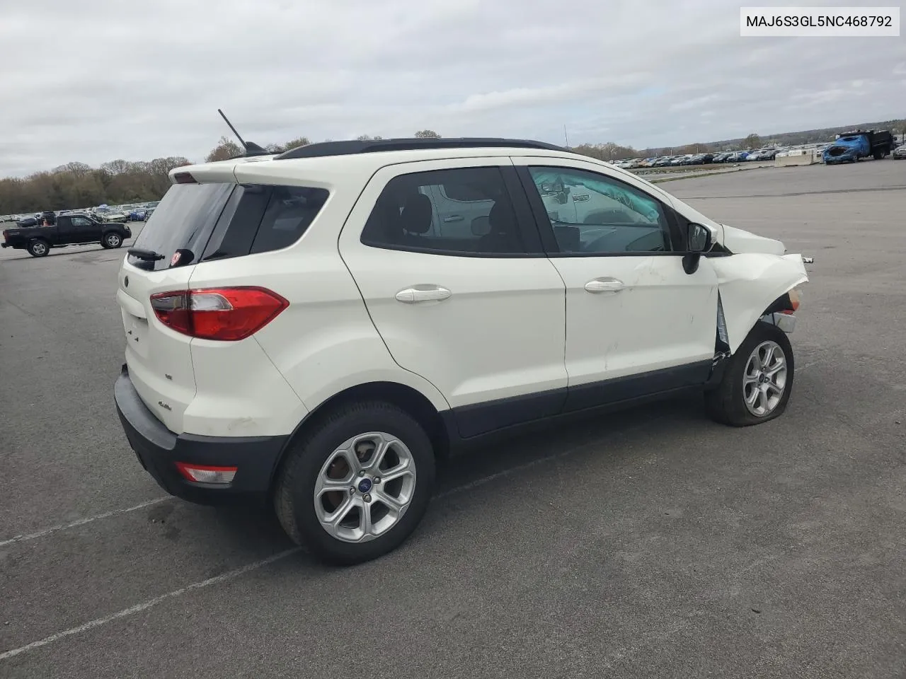 2022 Ford Ecosport Se VIN: MAJ6S3GL5NC468792 Lot: 52458994