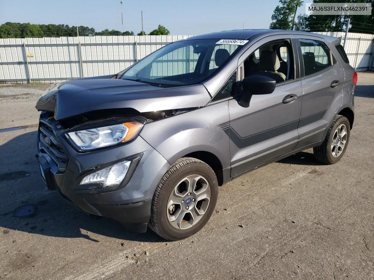 MAJ6S3FLXNC462391 2022 Ford Ecosport S