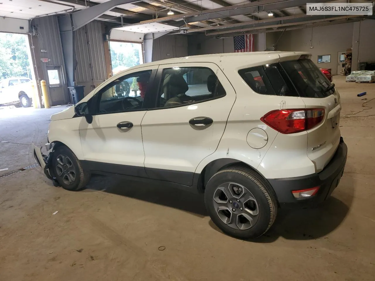 2022 Ford Ecosport S VIN: MAJ6S3FL1NC475725 Lot: 60278264