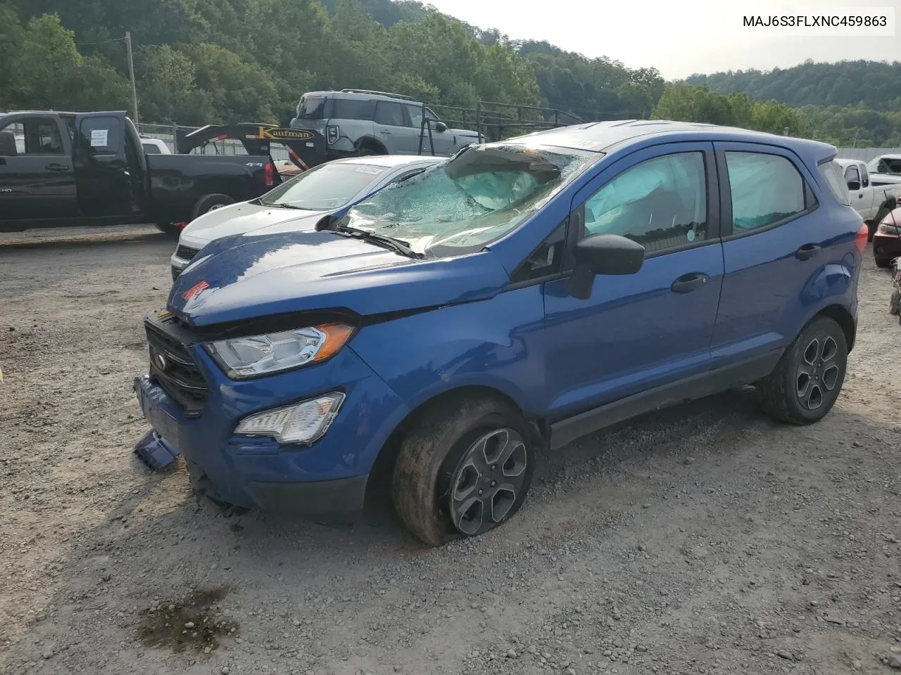 MAJ6S3FLXNC459863 2022 Ford Ecosport S