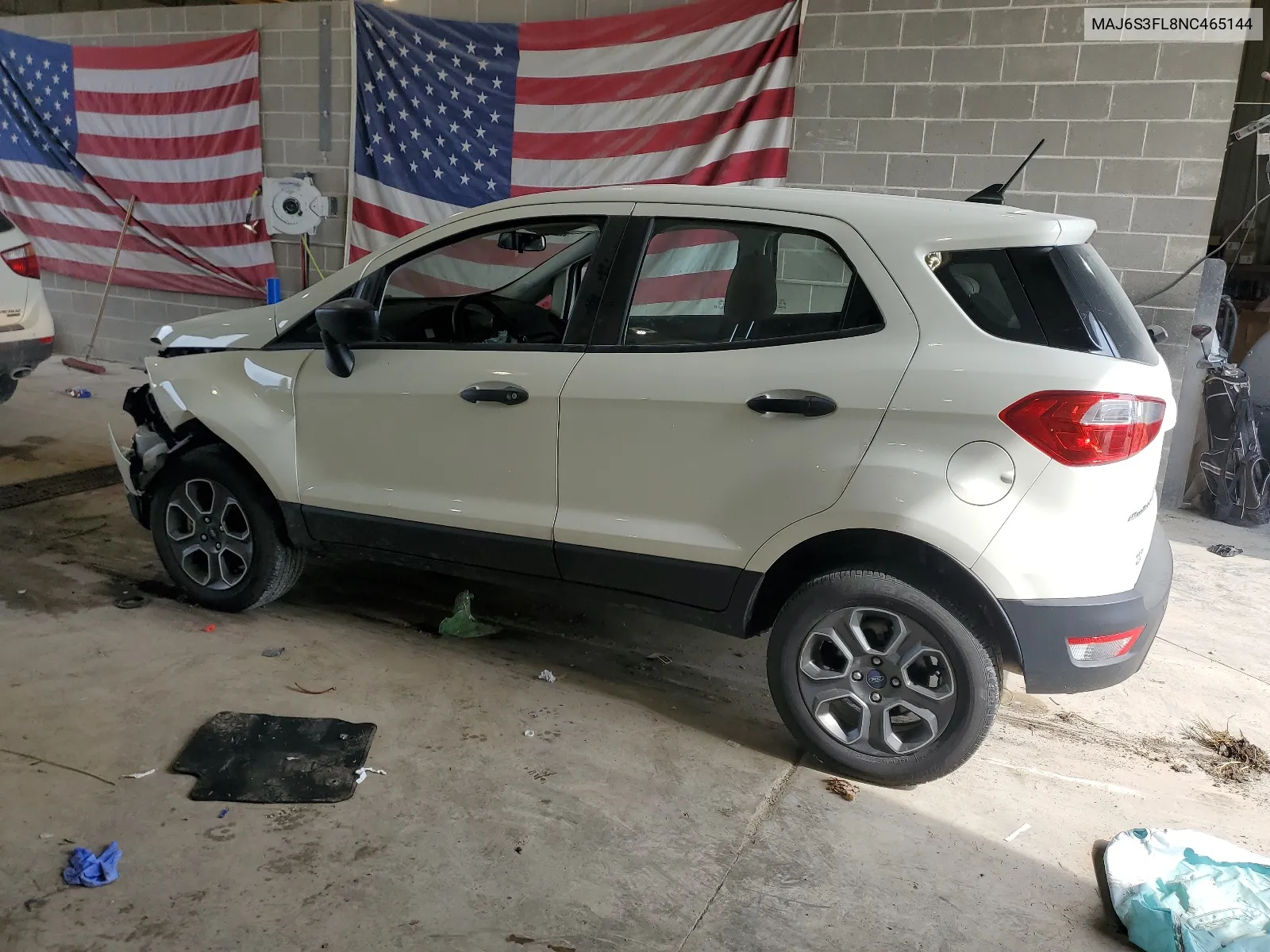 2022 Ford Ecosport S VIN: MAJ6S3FL8NC465144 Lot: 66403914