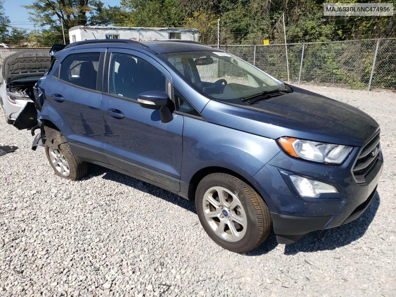 MAJ6S3GL6NC474956 2022 Ford Ecosport Se