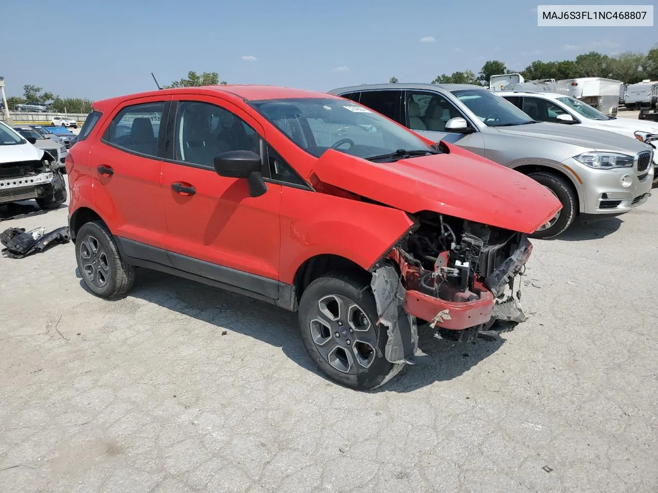 MAJ6S3FL1NC468807 2022 Ford Ecosport S