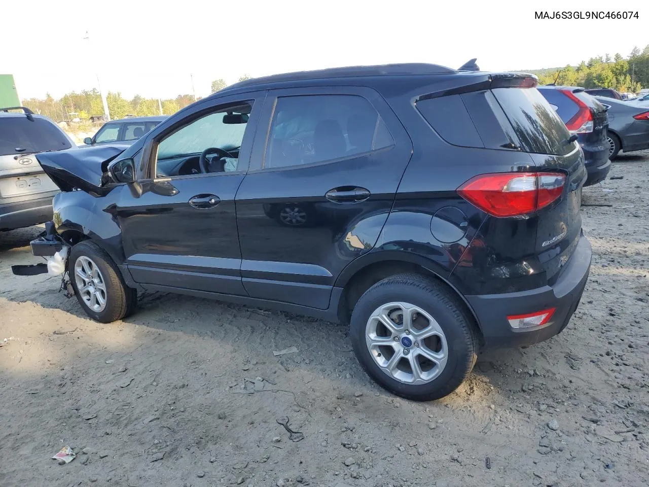 2022 Ford Ecosport Se VIN: MAJ6S3GL9NC466074 Lot: 71587554