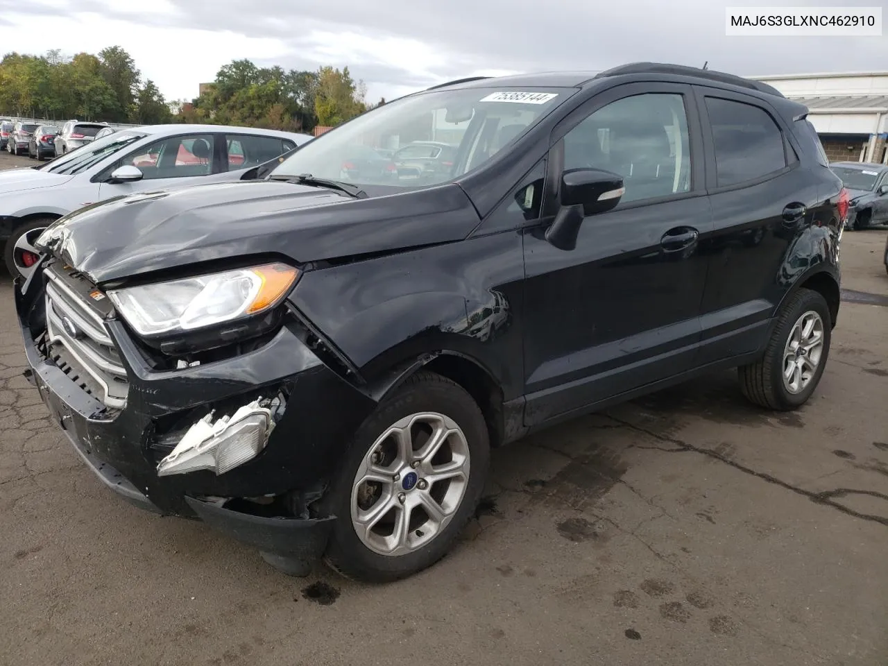 2022 Ford Ecosport Se VIN: MAJ6S3GLXNC462910 Lot: 75385144