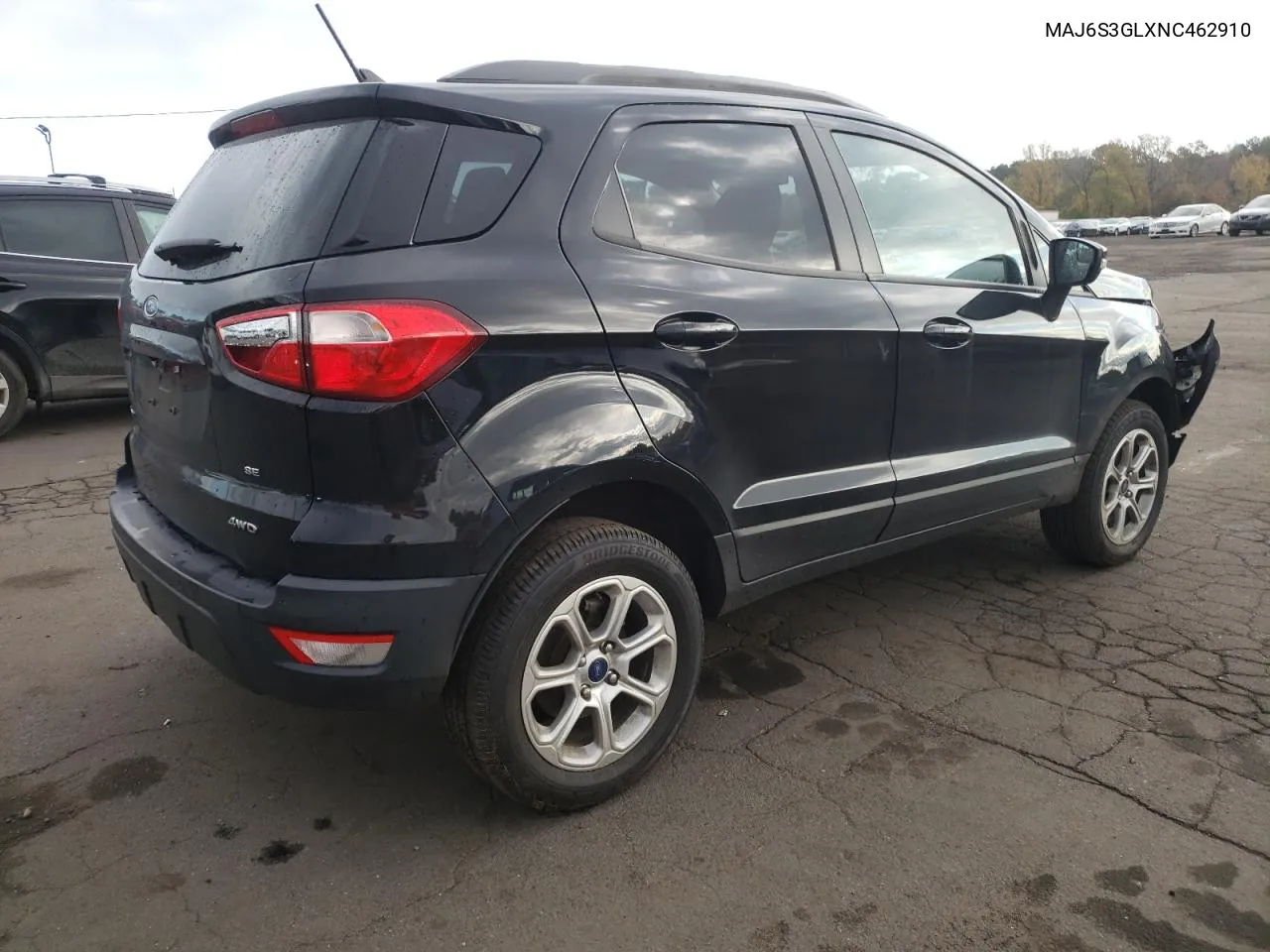 2022 Ford Ecosport Se VIN: MAJ6S3GLXNC462910 Lot: 75385144