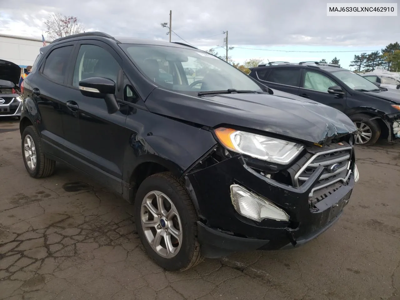 2022 Ford Ecosport Se VIN: MAJ6S3GLXNC462910 Lot: 75385144