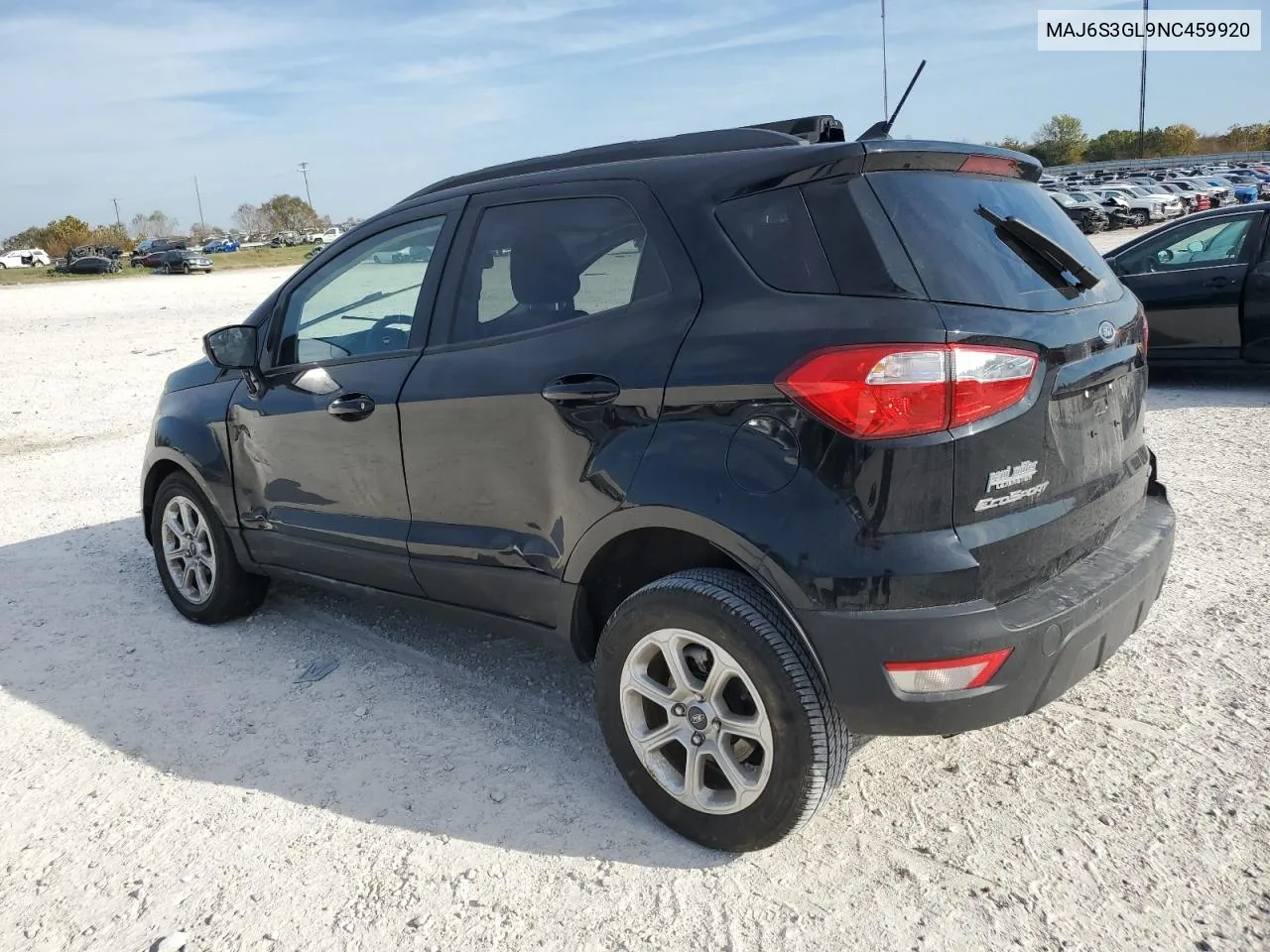 2022 Ford Ecosport Se VIN: MAJ6S3GL9NC459920 Lot: 77598044