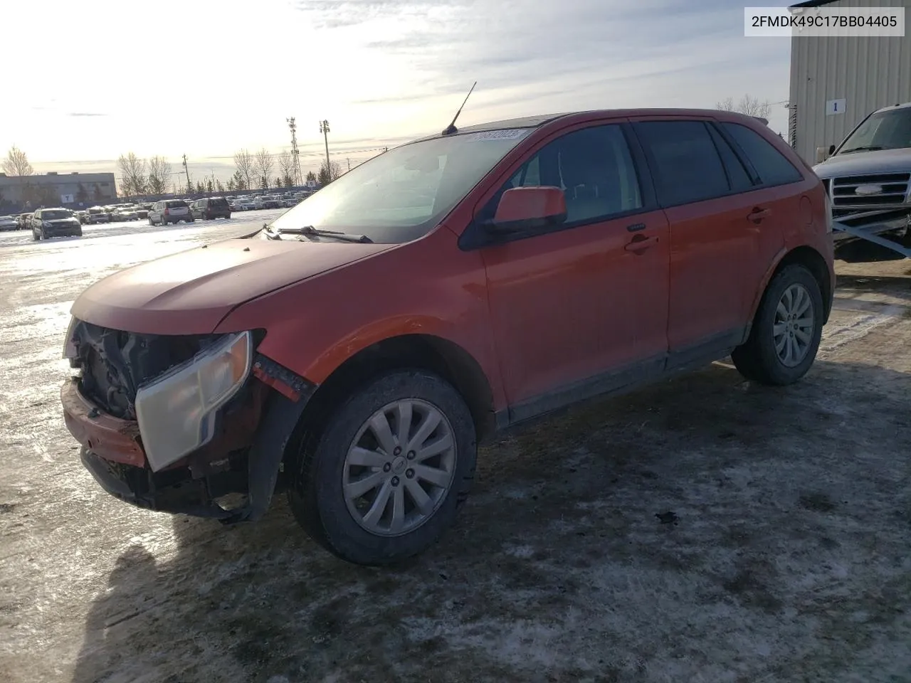 2007 Ford Edge Sel Plus VIN: 2FMDK49C17BB04405 Lot: 36612023