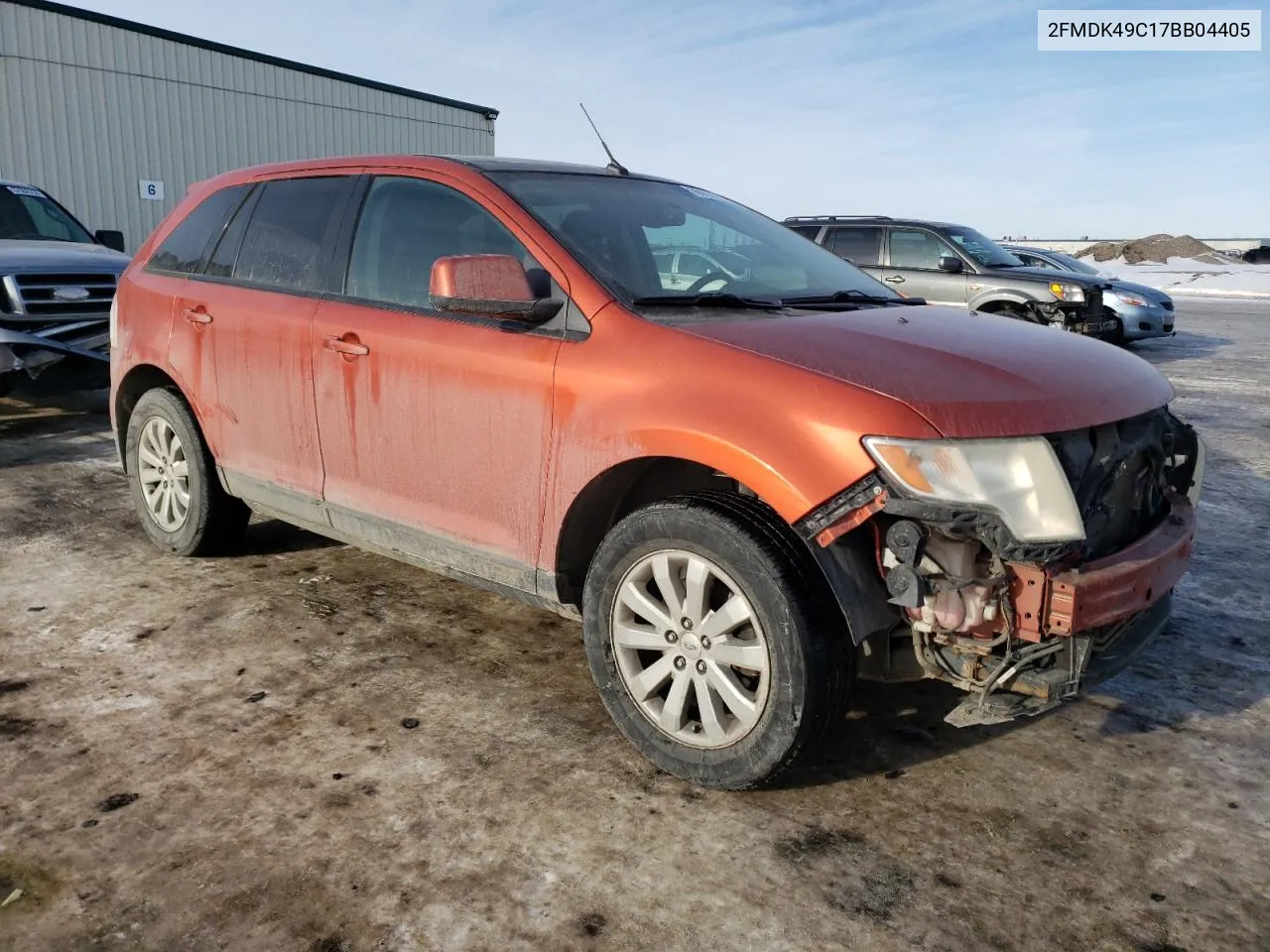 2007 Ford Edge Sel Plus VIN: 2FMDK49C17BB04405 Lot: 36612023