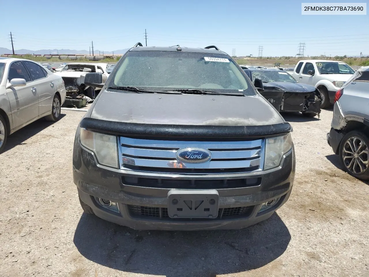 2007 Ford Edge Sel VIN: 2FMDK38C77BA73690 Lot: 59394774