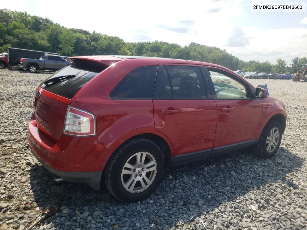 2007 Ford Edge Sel VIN: 2FMDK38C97BB43660 Lot: 63278774