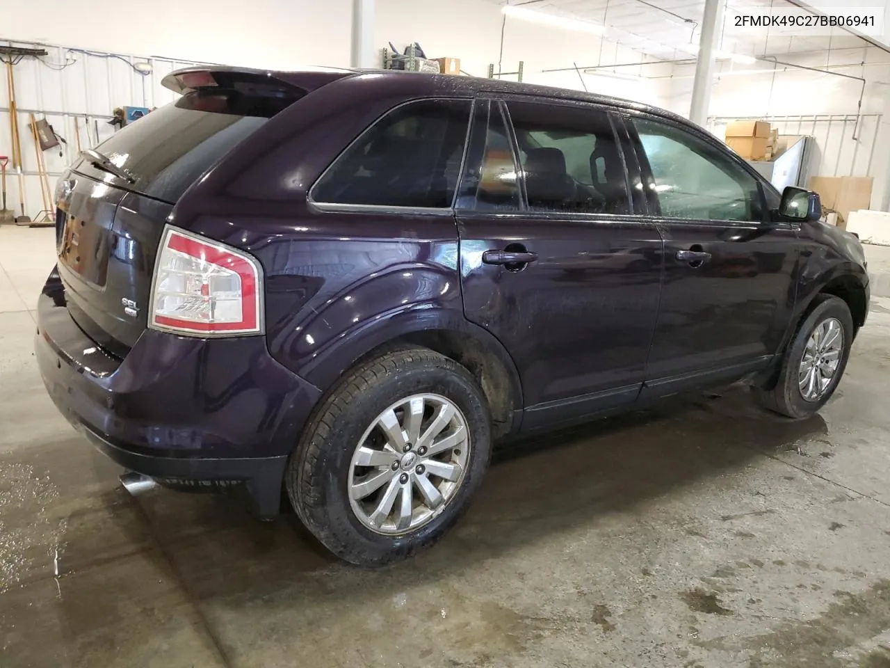 2007 Ford Edge Sel Plus VIN: 2FMDK49C27BB06941 Lot: 64611204