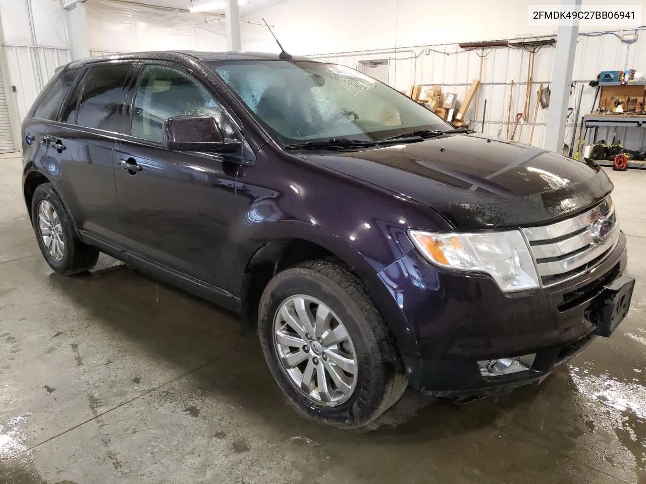 2007 Ford Edge Sel Plus VIN: 2FMDK49C27BB06941 Lot: 64611204