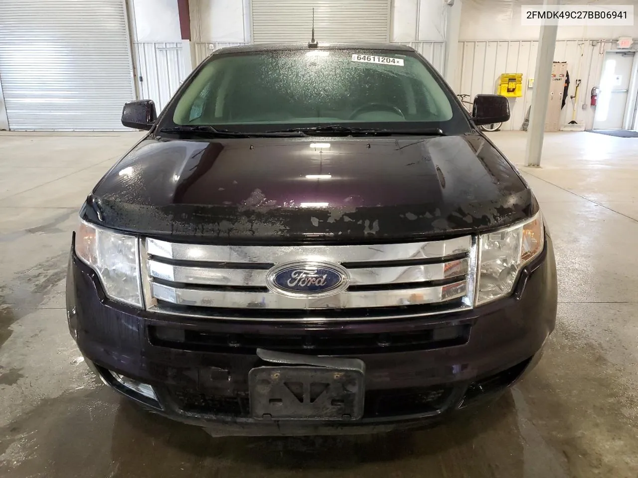 2007 Ford Edge Sel Plus VIN: 2FMDK49C27BB06941 Lot: 64611204