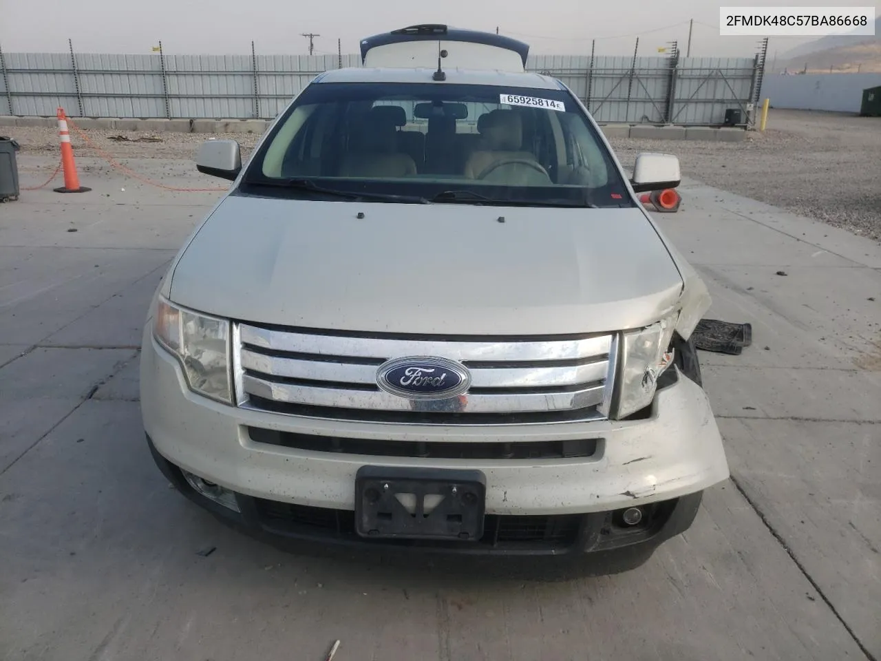 2007 Ford Edge Sel VIN: 2FMDK48C57BA86668 Lot: 65925814