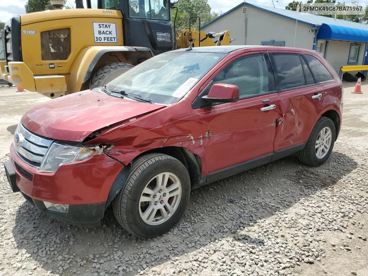 2007 Ford Edge Sel Plus VIN: 2FMDK49C87BA71967 Lot: 66469564