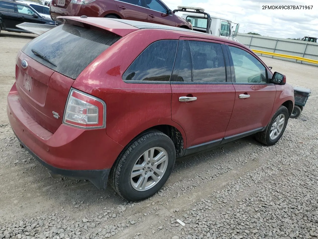 2007 Ford Edge Sel Plus VIN: 2FMDK49C87BA71967 Lot: 66469564