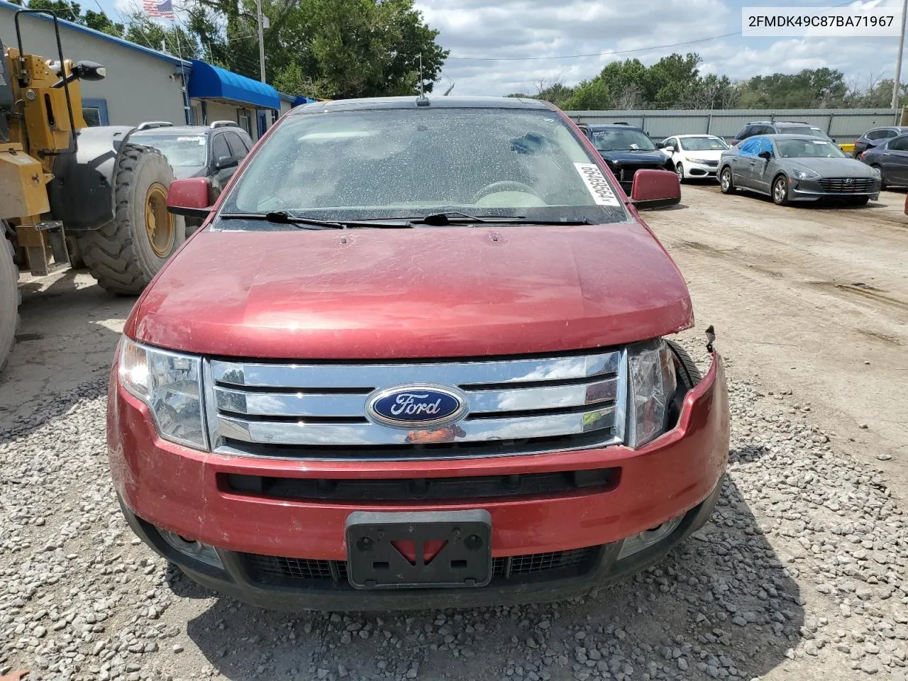 2007 Ford Edge Sel Plus VIN: 2FMDK49C87BA71967 Lot: 66469564