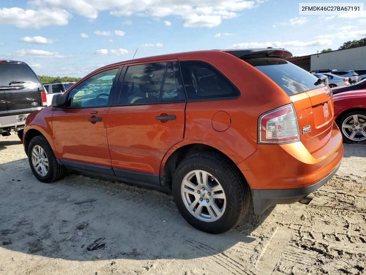 2FMDK46C27BA67191 2007 Ford Edge Se