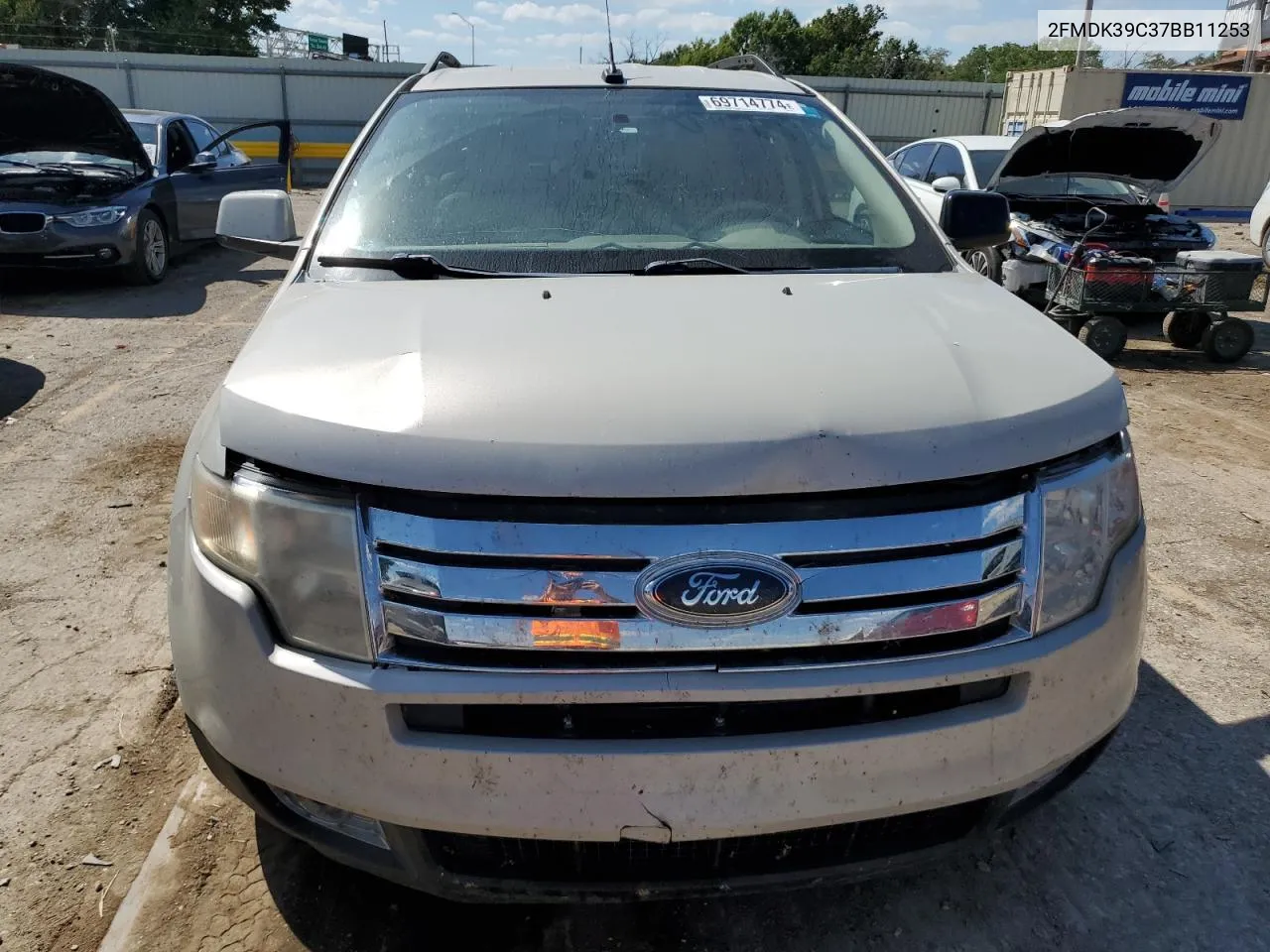 2007 Ford Edge Sel Plus VIN: 2FMDK39C37BB11253 Lot: 69714774