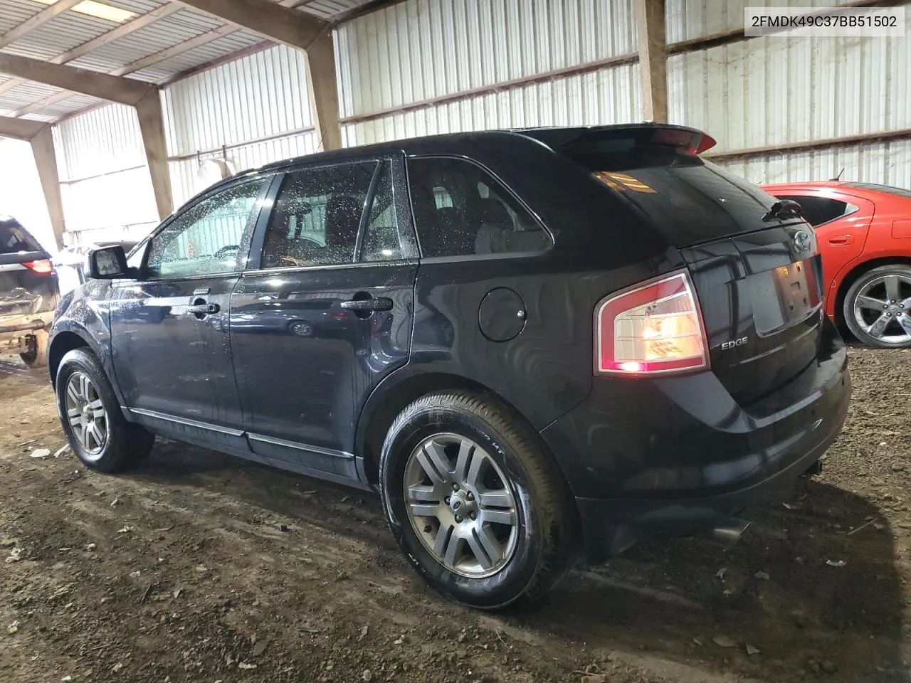 2007 Ford Edge Sel Plus VIN: 2FMDK49C37BB51502 Lot: 69734074