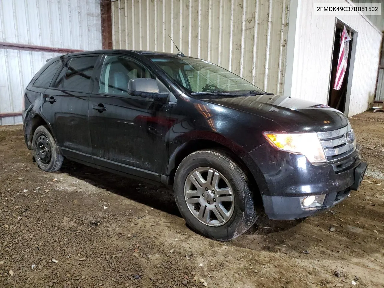 2007 Ford Edge Sel Plus VIN: 2FMDK49C37BB51502 Lot: 69734074