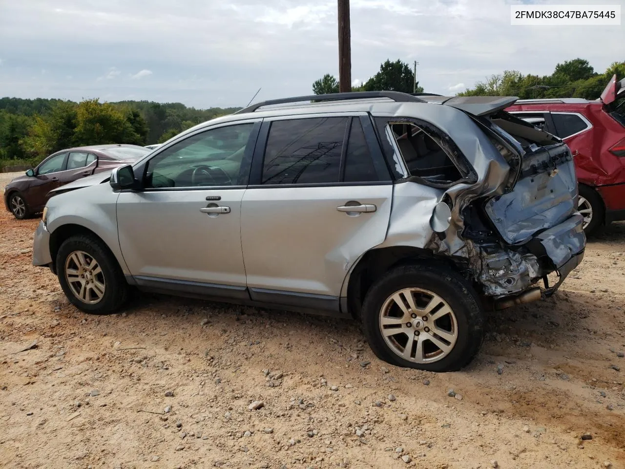 2007 Ford Edge Sel VIN: 2FMDK38C47BA75445 Lot: 70181424