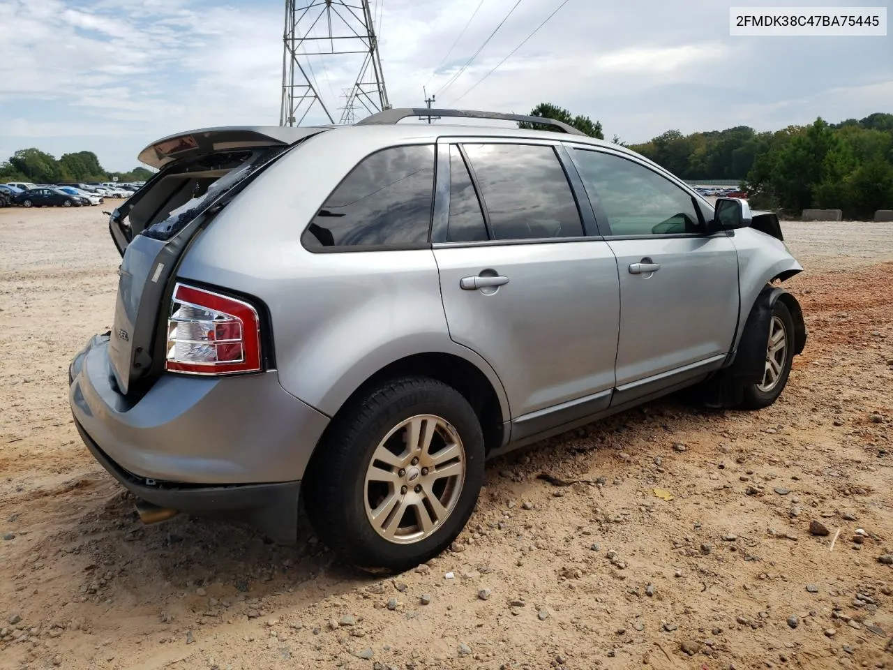 2007 Ford Edge Sel VIN: 2FMDK38C47BA75445 Lot: 70181424