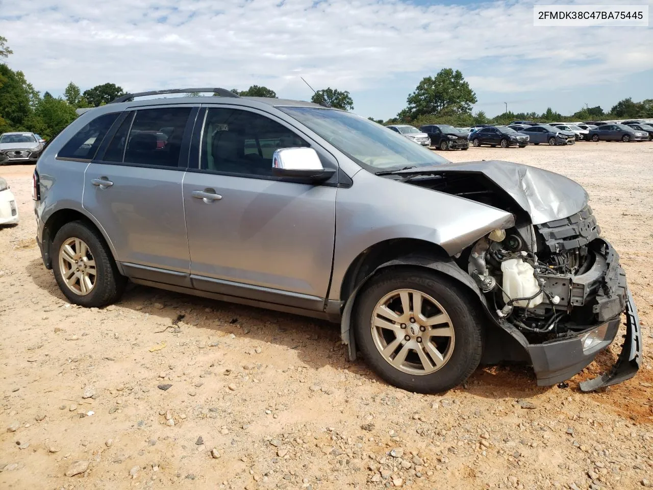 2007 Ford Edge Sel VIN: 2FMDK38C47BA75445 Lot: 70181424