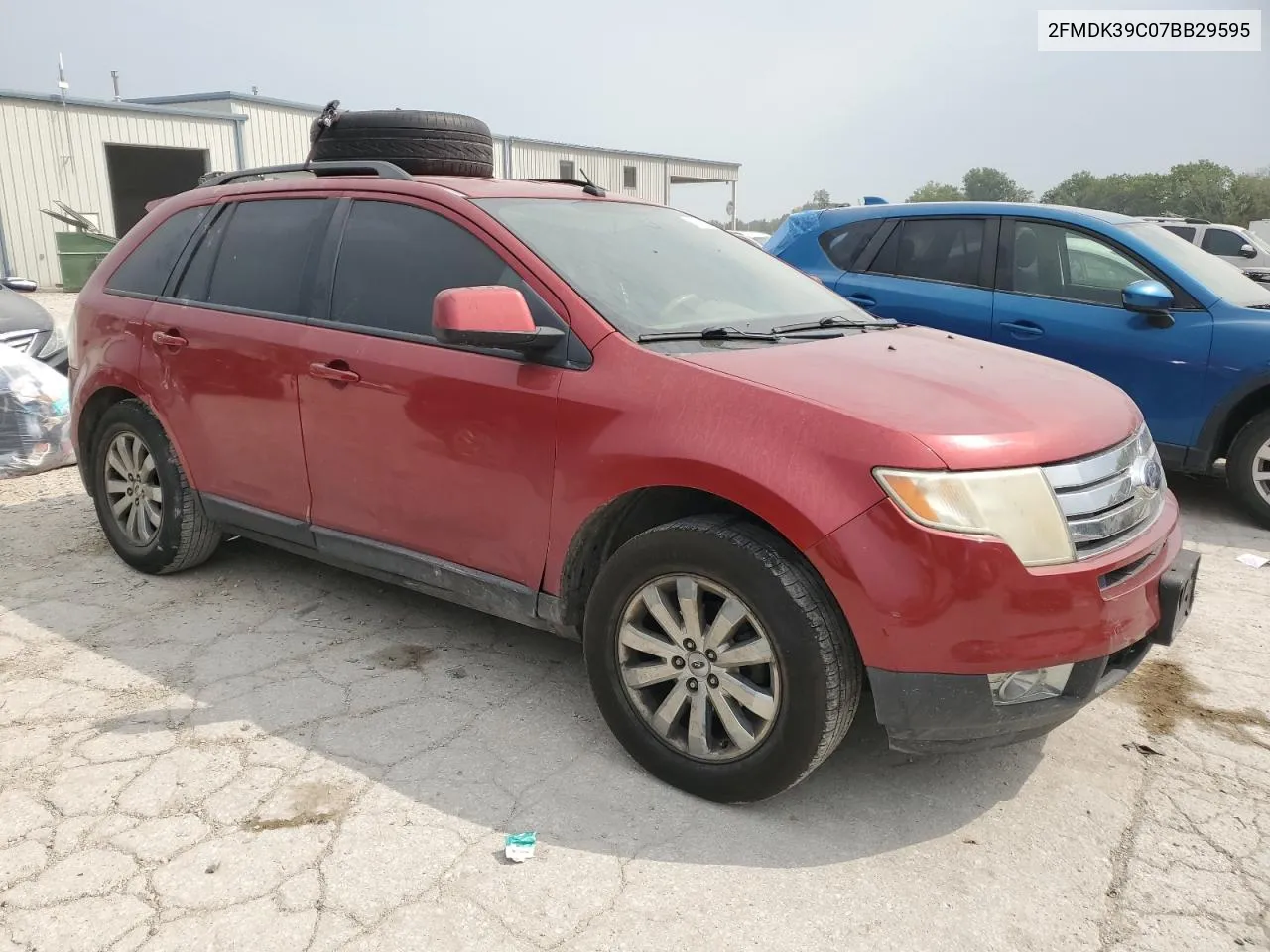 2007 Ford Edge Sel Plus VIN: 2FMDK39C07BB29595 Lot: 70604704